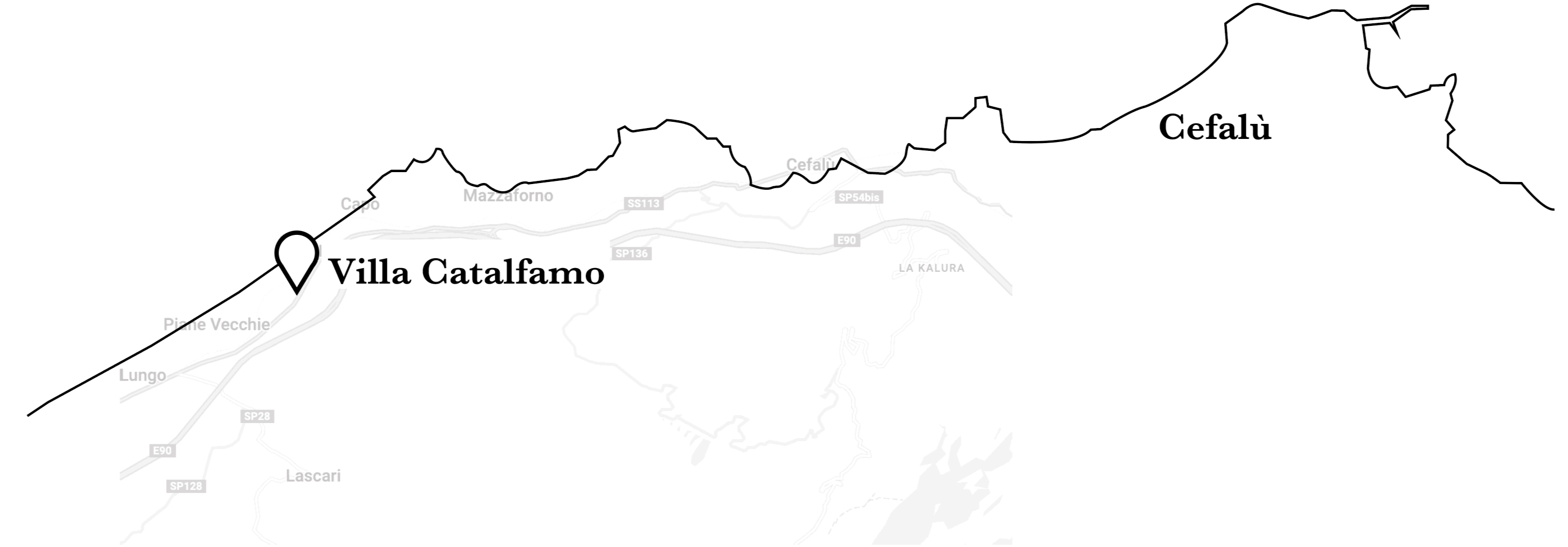 Mappa Villa Catalfamo